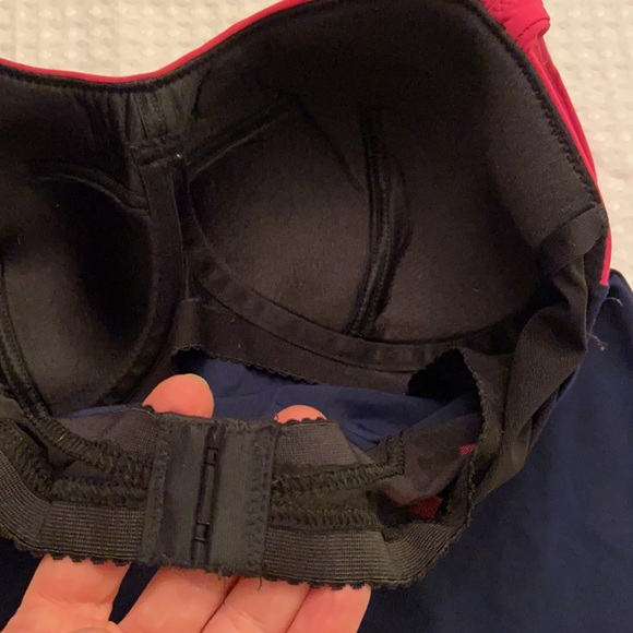 NEW! PROFILE GOTTEX Navy Pink Ruffle Tankini Top - Picture 15 of 17